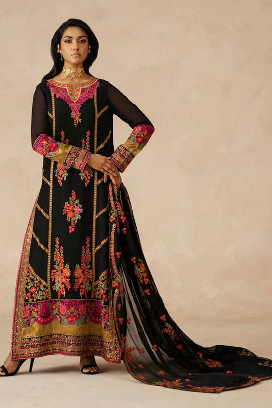 Freesia - Mehrun Luxury Chiffon Collection - FSU-5615 Azila - Unstitched