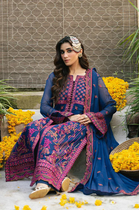 Freesia - Gulnaar Luxury Chiffon Collection - Roksana-FSU-5653 - Unstitched
