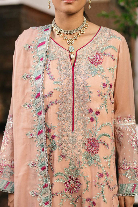 Freesia - Gulnaar Luxury Chiffon Collection - Anya-FSU-5659 - Unstitched