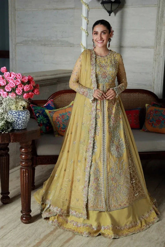 Gulmina - Luxury Handwork Chiffon Collection - 02-Ayeza - Unstitched