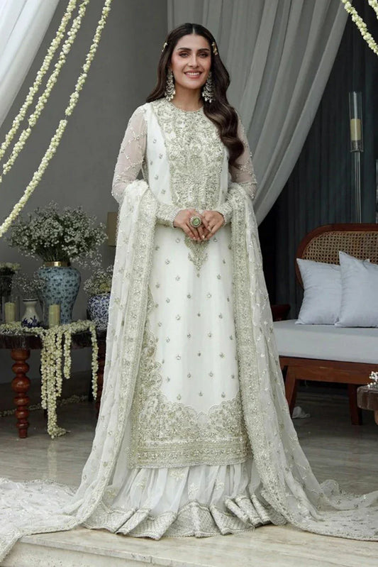 Gulmina - Luxury Handwork Chiffon Collection - 03-Ayra - Unstitched