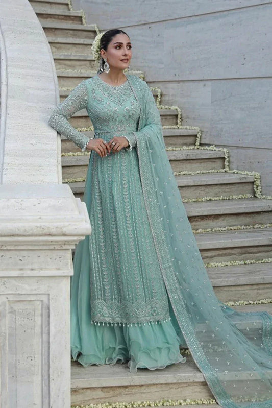 Gulmina - Luxury Handwork Chiffon Collection - 07-Aimal - Unstitched