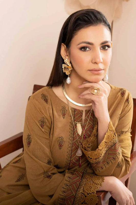 Noor e Fajar - Hania Embroidered Karandi Collection - KR-193 - Unstitched