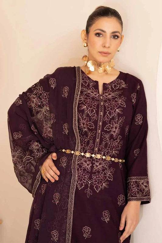Noor e Fajar - Hania Embroidered Karandi Collection - KR-197 - Unstitched