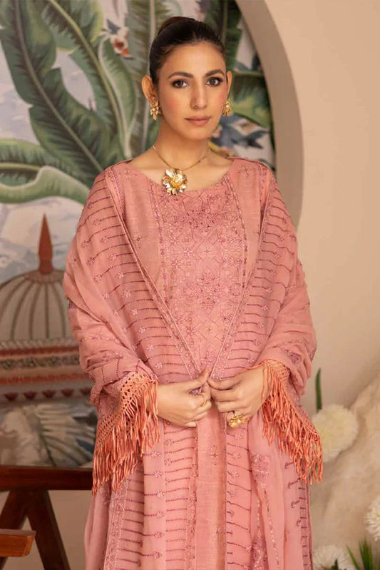 Noor e Fajar - Hania Embroidered Karandi Collection - KR-199 - Unstitched