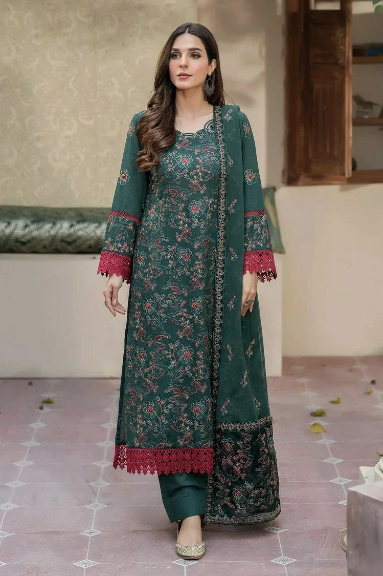 Noor e Fajar - Mehru Embroidered Karandi Collection - KR-178 - Unstitched