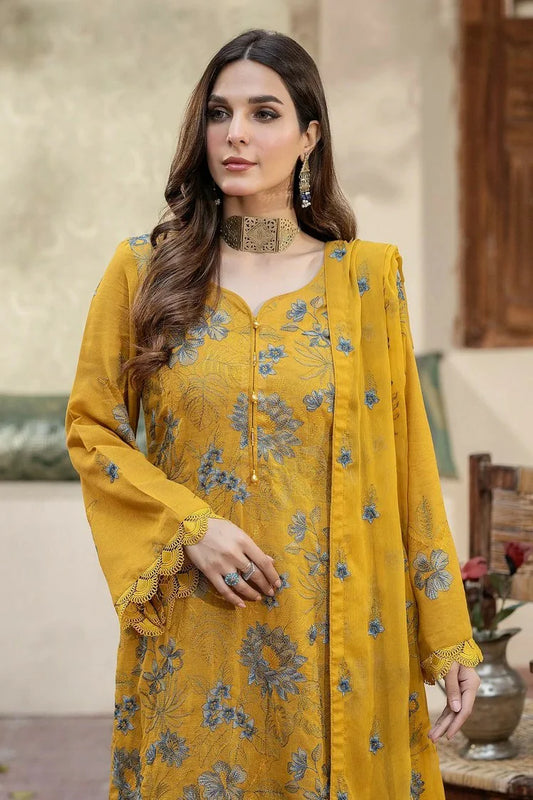 Noor e Fajar - Mehru Embroidered Karandi Collection - KR-183 - Unstitched