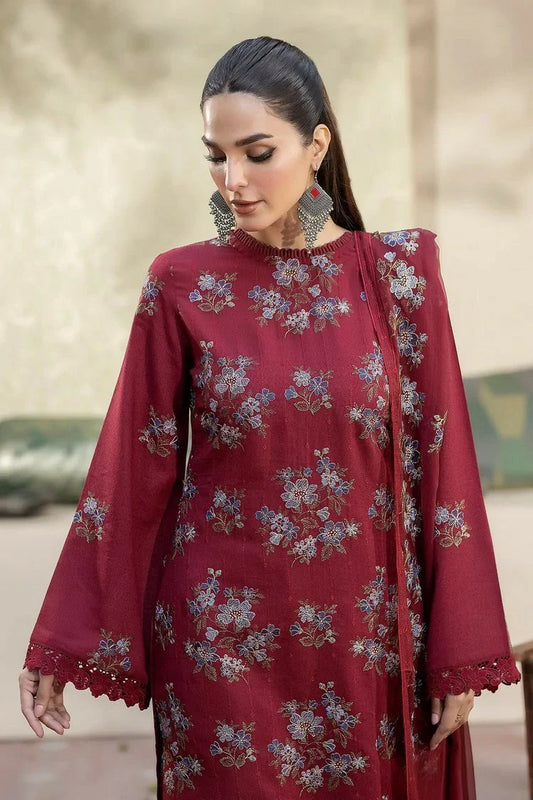 Noor e Fajar - Mehru Embroidered Karandi Collection - KR-184 - Unstitched