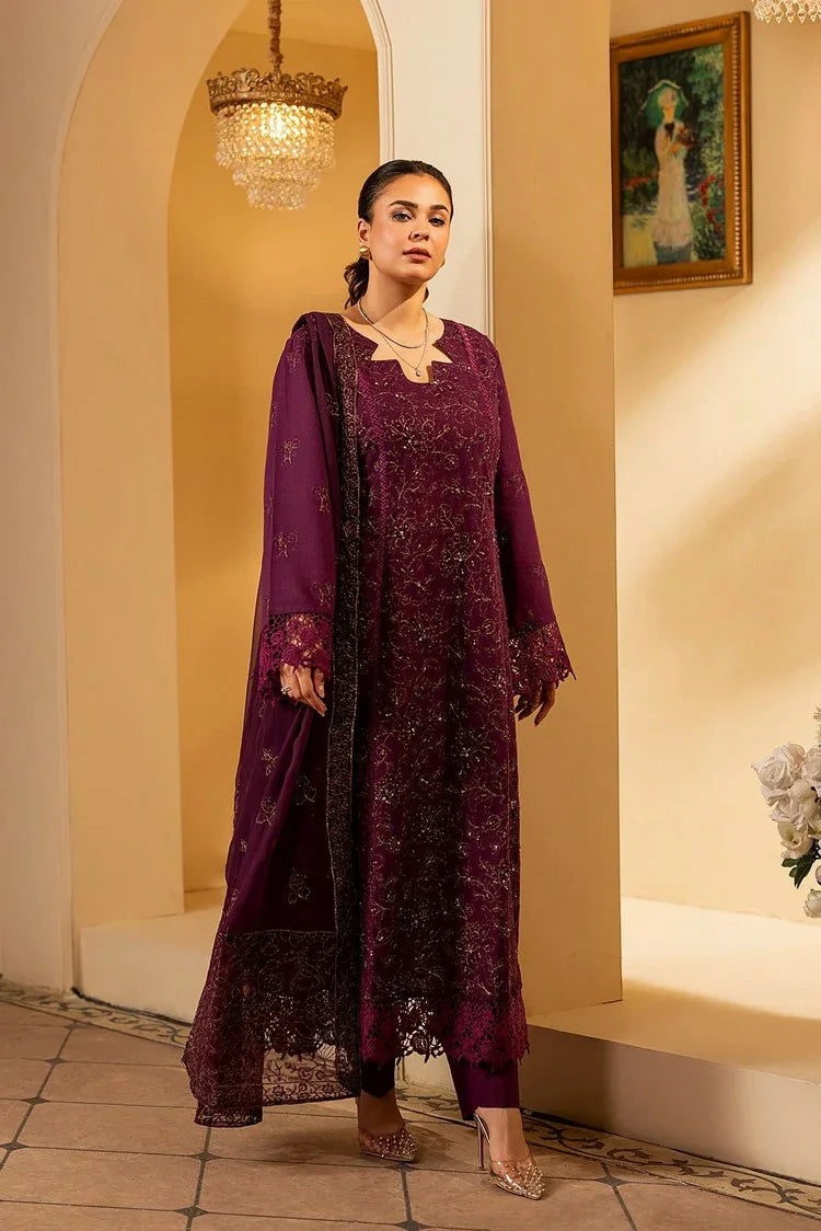 Noor e Fajar - Apana Embroidered Karandi Collection - KR-219 - Unstitched