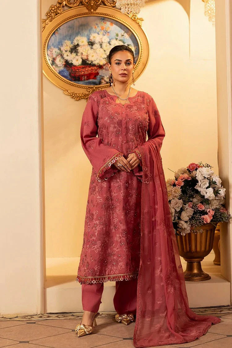 Noor e Fajar - Apana Embroidered Karandi Collection - KR-220 - Unstitched