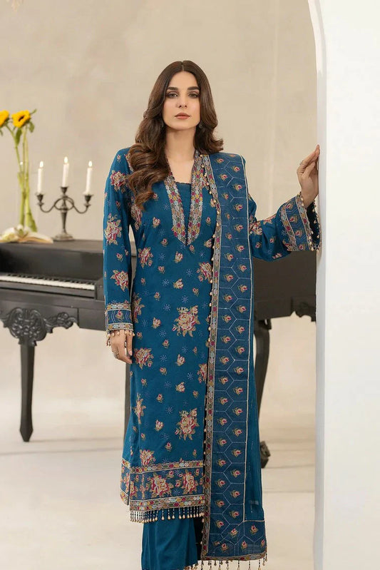 Raeesa - Dehleez Embroidered Karandi Collection - DK-001 - Unstitched