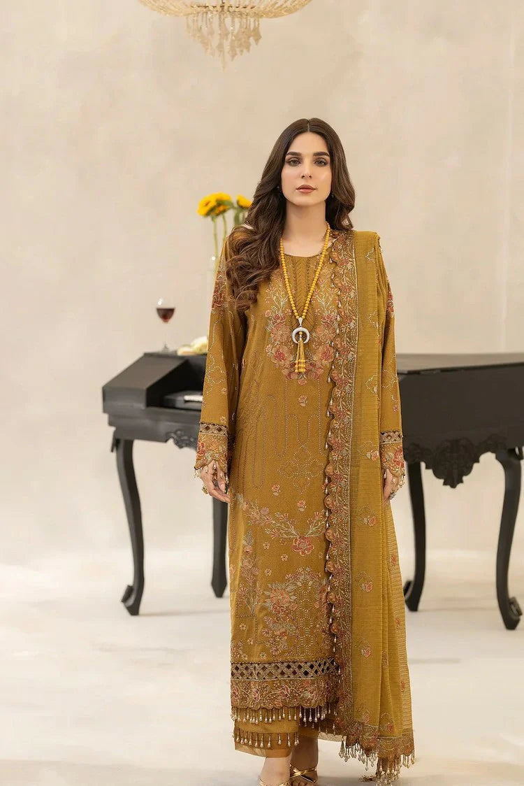 Raeesa - Dehleez Embroidered Karandi Collection - DK-002 - Unstitched