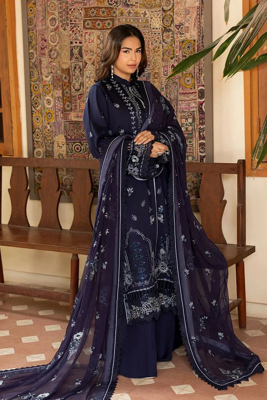 Raeesa - Seraya Embroidered Viscose Silk Collection - SR-05 - Unstitched