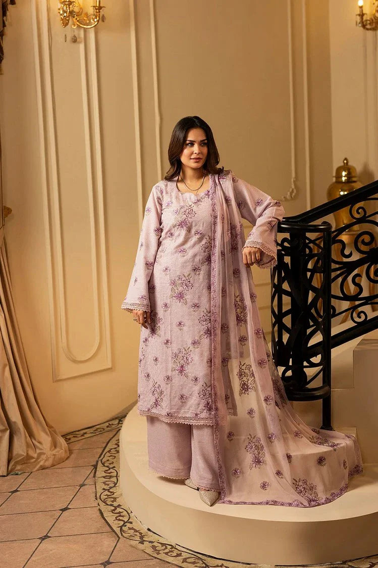 Noor e Fajar - Shahtaj Embroidered Karandi Collection - KR-207 - Unstitched