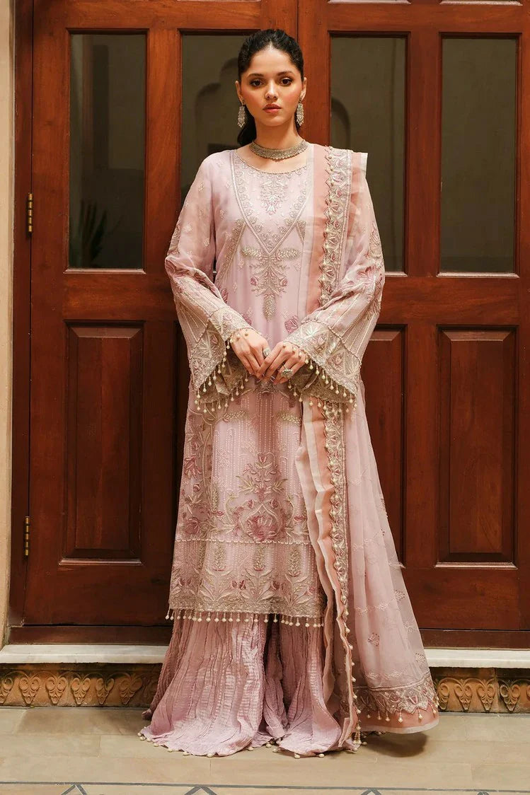 Raeesa - Inayat Luxury Embroidered Chiffon Collection - HU-56 - Unstitched