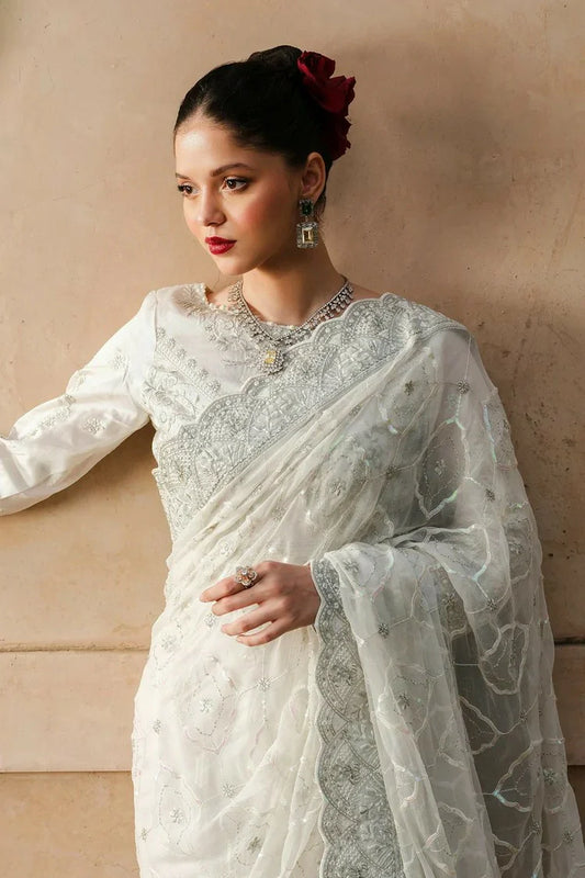Raeesa - Inayat Luxury Embroidered Chiffon Collection - HU-57 - Unstitched
