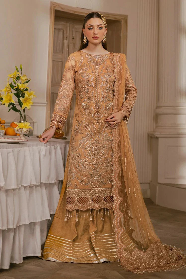 Raeesa - Ada Luxury Chiffon Collection - HU-42 Shamsi - Unstitched