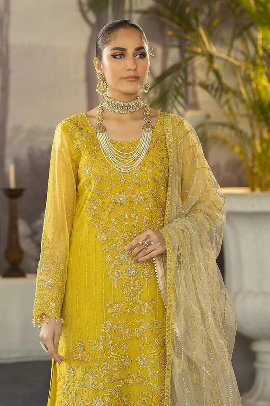 Raeesa - Dehleez Luxury Chiffon Collection Vol 3 - DL-1026-Mehfil-e-Aab - Unstitched