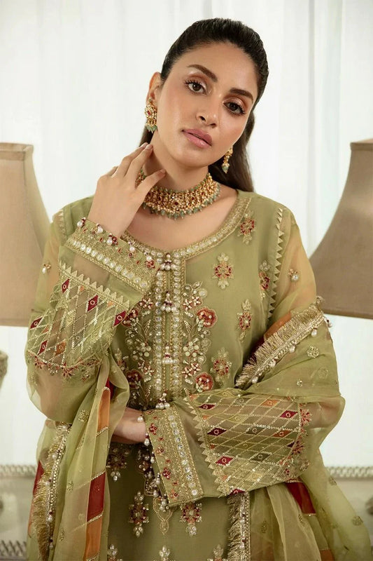 Raeesa - Dehleez Luxury Chiffon Collection Vol 4 - D-1032 - Unstitched