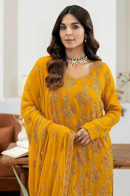 Noor e Fajar - Bakhtawar Embroidered Chiffon Collection Vol 2 - SN-113 - Unstitched