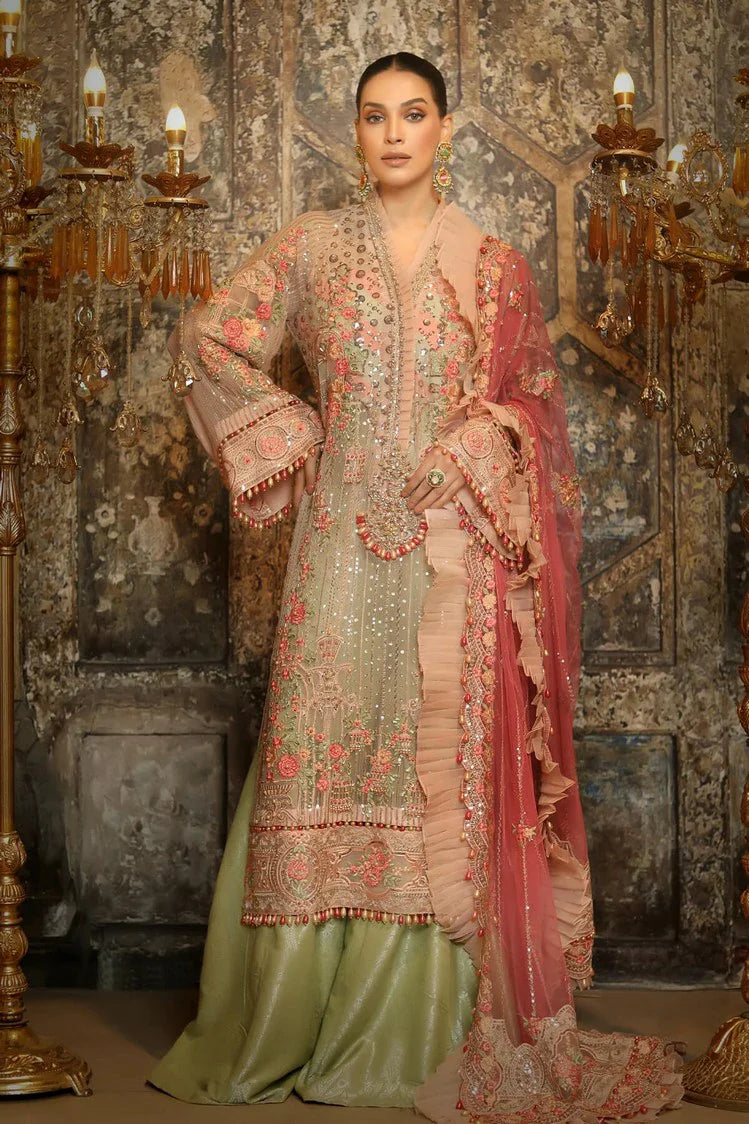 Raeesa - Nooraniyat Wedding Edition - D8-Blushing Peach - Unstitched