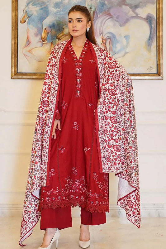 Zyna - Winter Elegance Collection - 02-RHEA - Unstitched