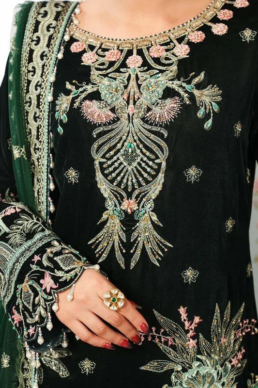 Raeesa - Sheen Luxury Velvet - HV-06-Talia - Unstitched