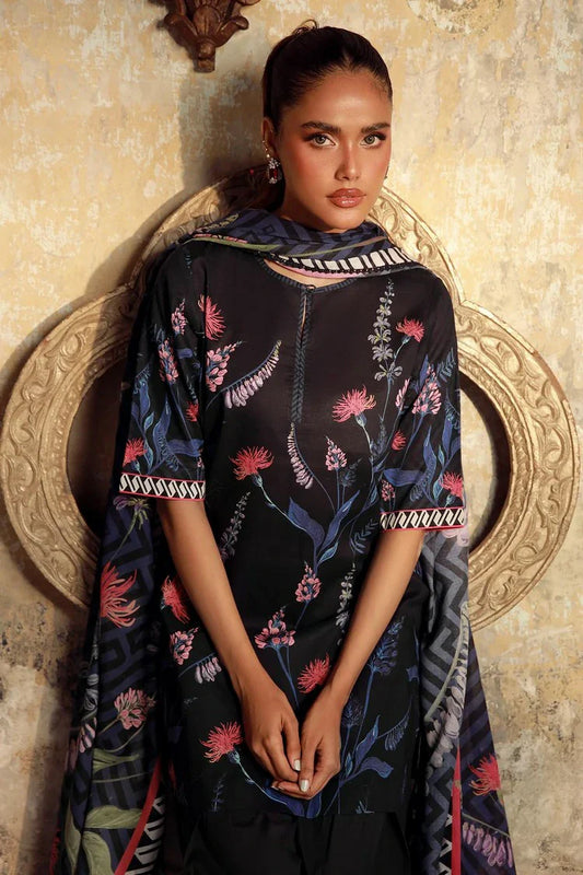 Sahar - Elara Fall Winter Printed Collection - AW1-25-05-Starry Garden - Unstitched