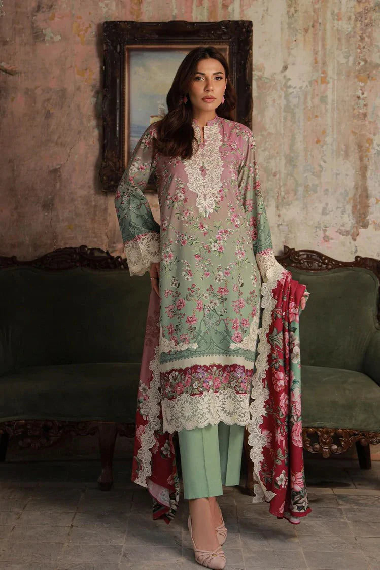 Sahar - Fall Embroidered Viscose Edit - AW1-25-20-Aurora Bloom - Unstitched