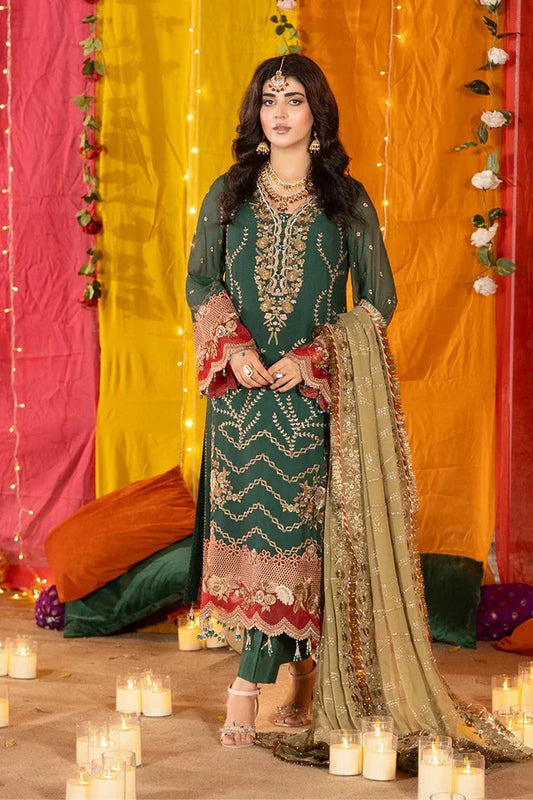 Imrozia - Shagun Wedding Formals - M-102 Zarva - Unstitched