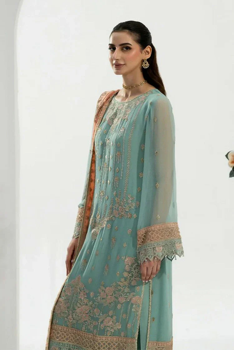 Noor e Fajar - Zahra Luxury Festive Chiffon Collection - ZR-02 - Unstitched