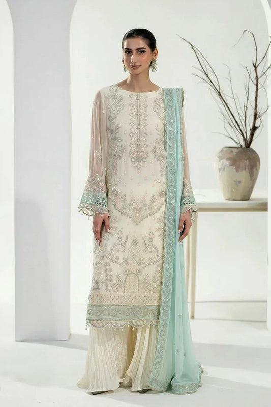 Noor e Fajar - Zahra Luxury Festive Chiffon Collection - ZR-04 - Unstitched