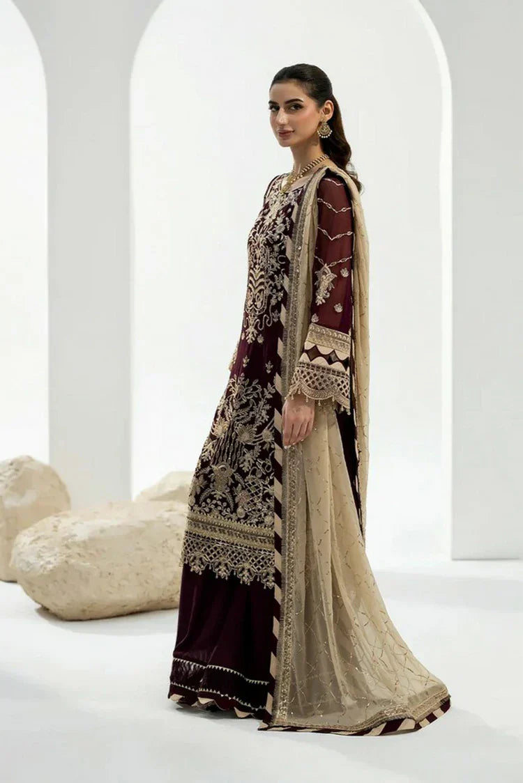 Noor e Fajar - Zahra Luxury Festive Chiffon Collection - ZR-05 - Unstitched