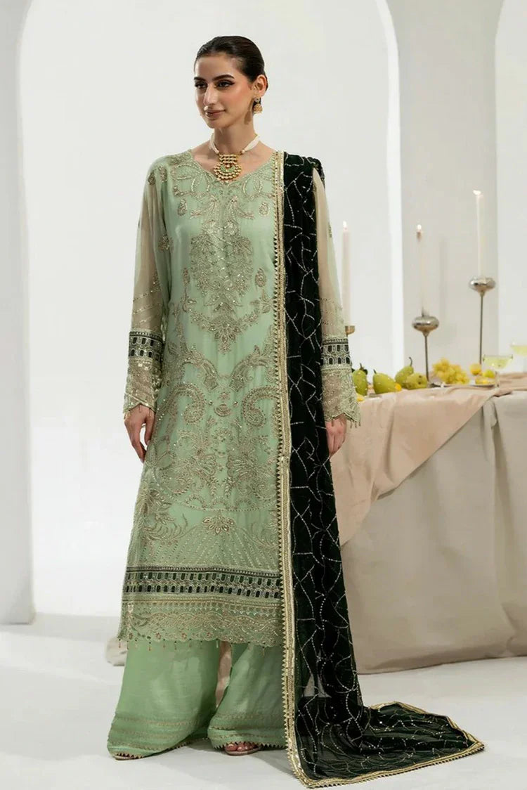 Noor e Fajar - Zahra Luxury Festive Chiffon Collection - ZR-06 - Unstitched