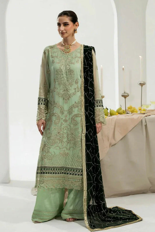 Noor e Fajar - Zahra Luxury Festive Chiffon Collection - ZR-06 - Unstitched