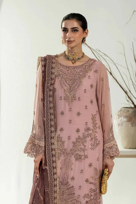 Noor e Fajar - Zahra Luxury Festive Chiffon Collection - ZR-07 - Unstitched