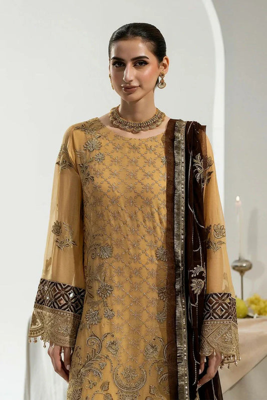 Noor e Fajar - Zahra Luxury Festive Chiffon Collection - ZR-09 - Unstitched