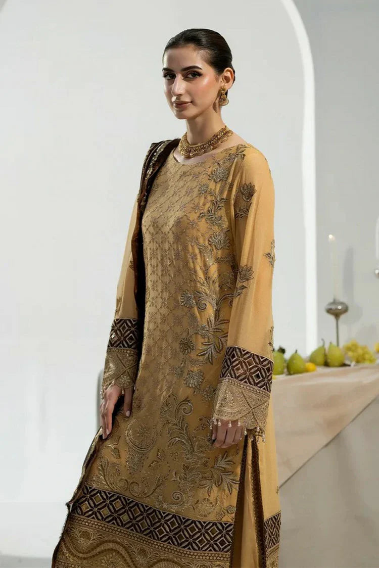 Noor e Fajar - Zahra Luxury Festive Chiffon Collection - ZR-09 - Unstitched