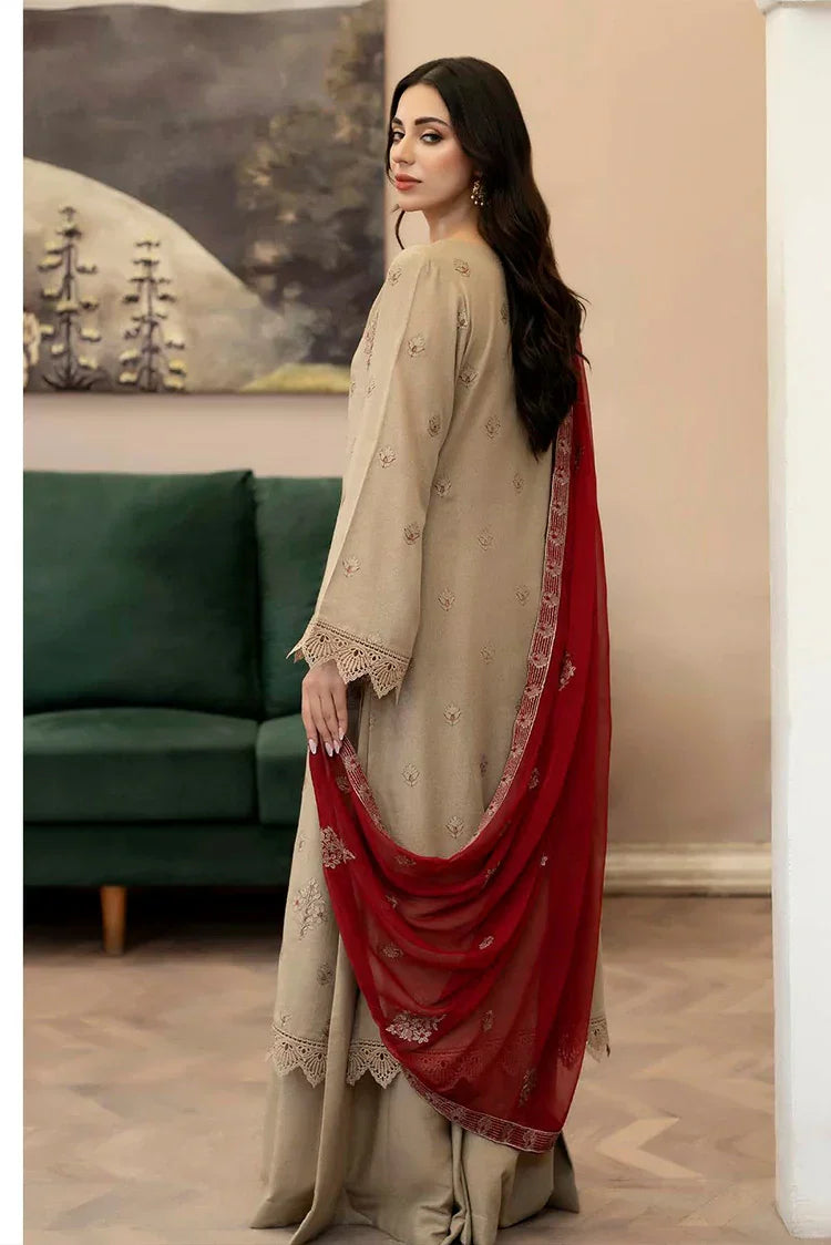 Noor e Fajar - Marjjan Embroidered Karandi Collection - KR-234 - Unstitched