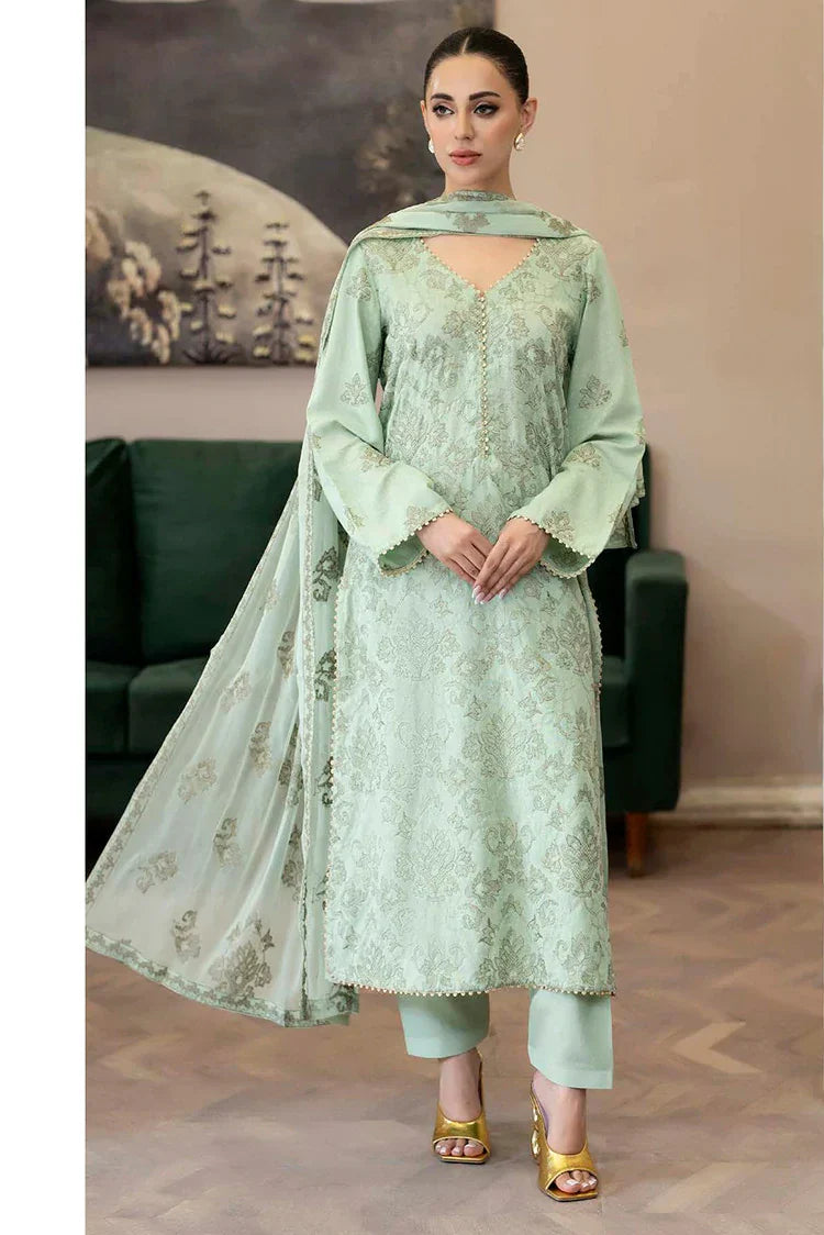 Noor e Fajar - Marjjan Embroidered Karandi Collection - KR-242 - Unstitched