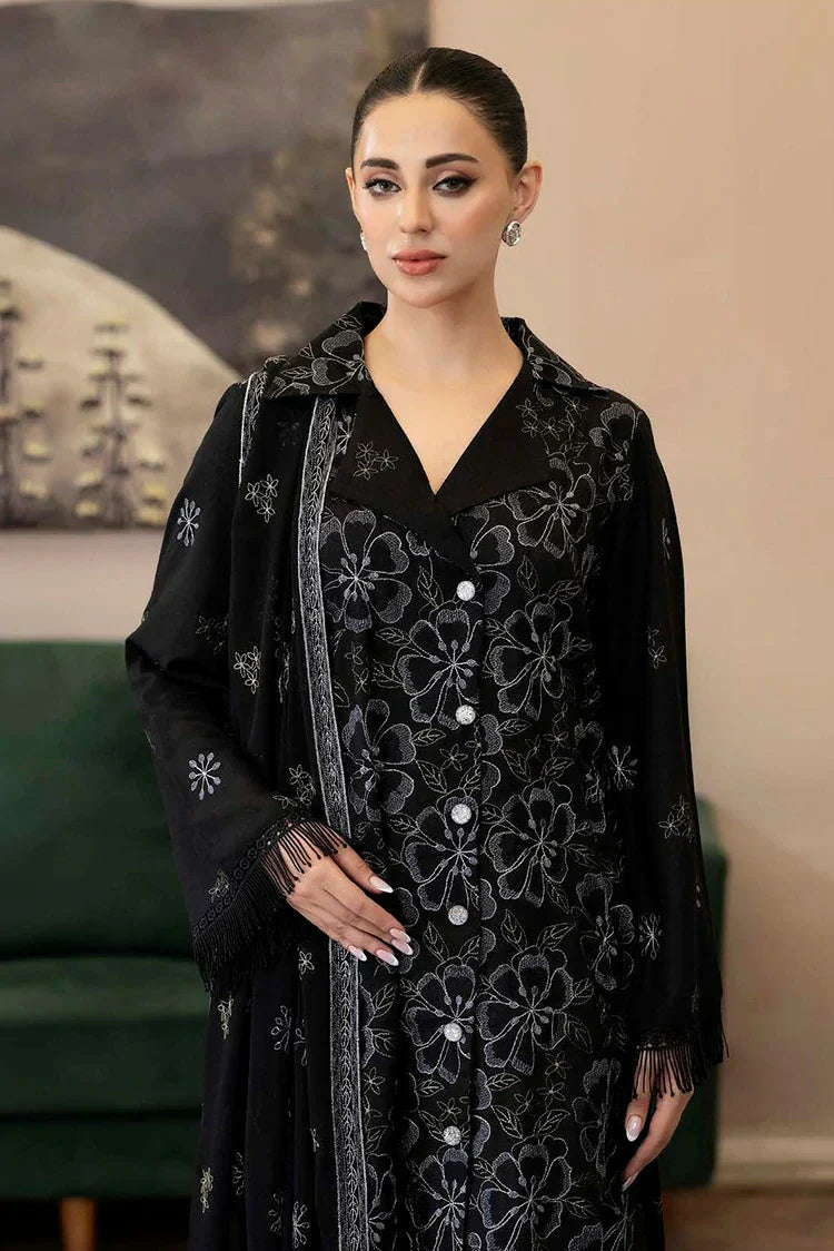 Noor e Fajar - Marjjan Embroidered Karandi Collection - KR-243 - Unstitched