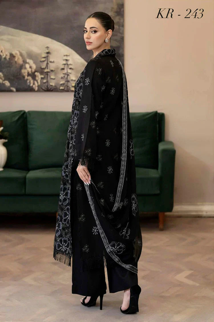 Noor e Fajar - Marjjan Embroidered Karandi Collection - KR-243 - Unstitched