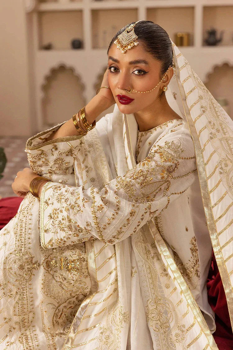 Tessa - Bridal Wear Dresses Collection - Masakli (D-03 White) - Unstitched