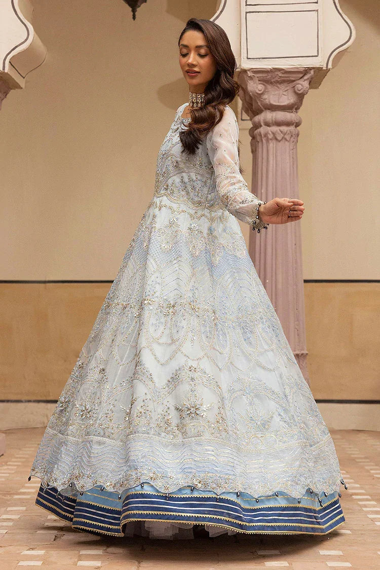 Tessa - Bridal Wear Dresses Collection - Nelam (D-05 Sky Blue Mexi) - Unstitched