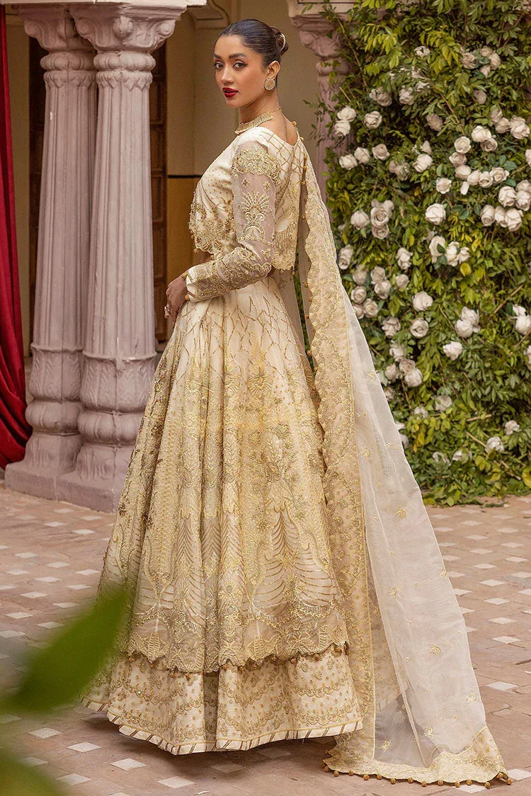 Tessa - Bridal Wear Dresses Collection - Gull e Rana (D-06 Off White Mexi) - Unstitched
