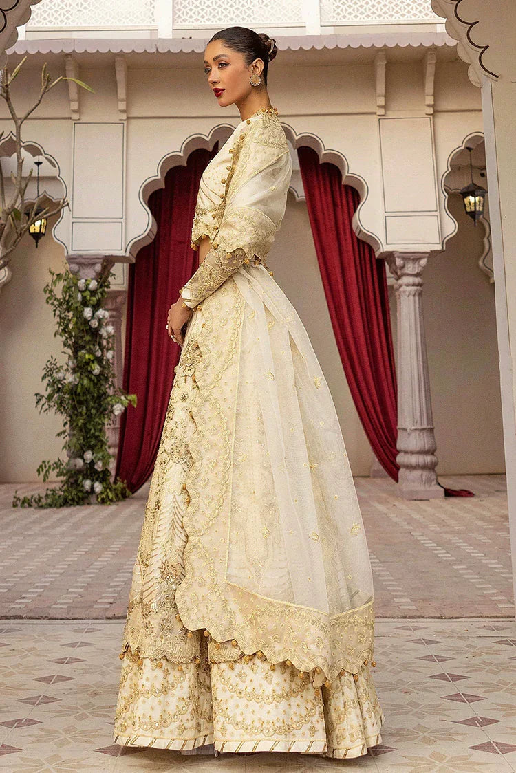Tessa - Bridal Wear Dresses Collection - Gull e Rana (D-06 Off White Mexi) - Unstitched