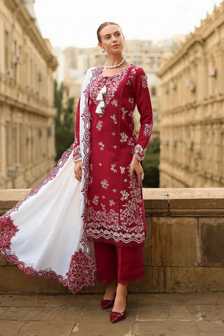 Rang Rasiya - Carnation Winter Luxury Shawl Edit - 05 Rose - Unstitched