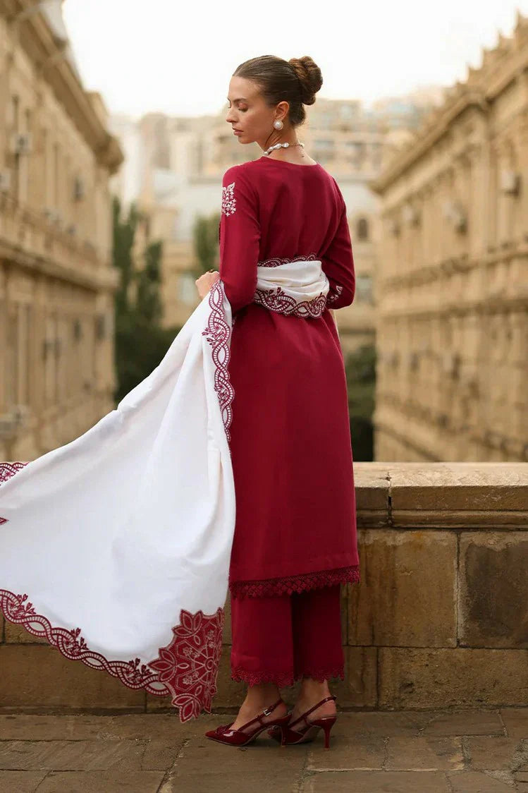 Rang Rasiya - Carnation Winter Luxury Shawl Edit - 05 Rose - Unstitched