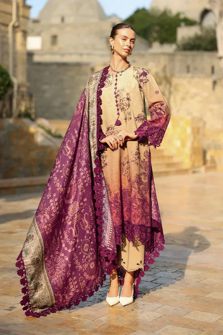 Rang Rasiya - Carnation Winter Luxury Shawl Edit - 08 Chai - Unstitched