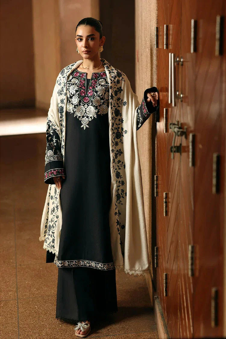 Rajbari - Winter Shawl Edit - Design 12 - Unstitched